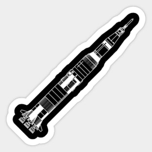 Saturn V Sticker